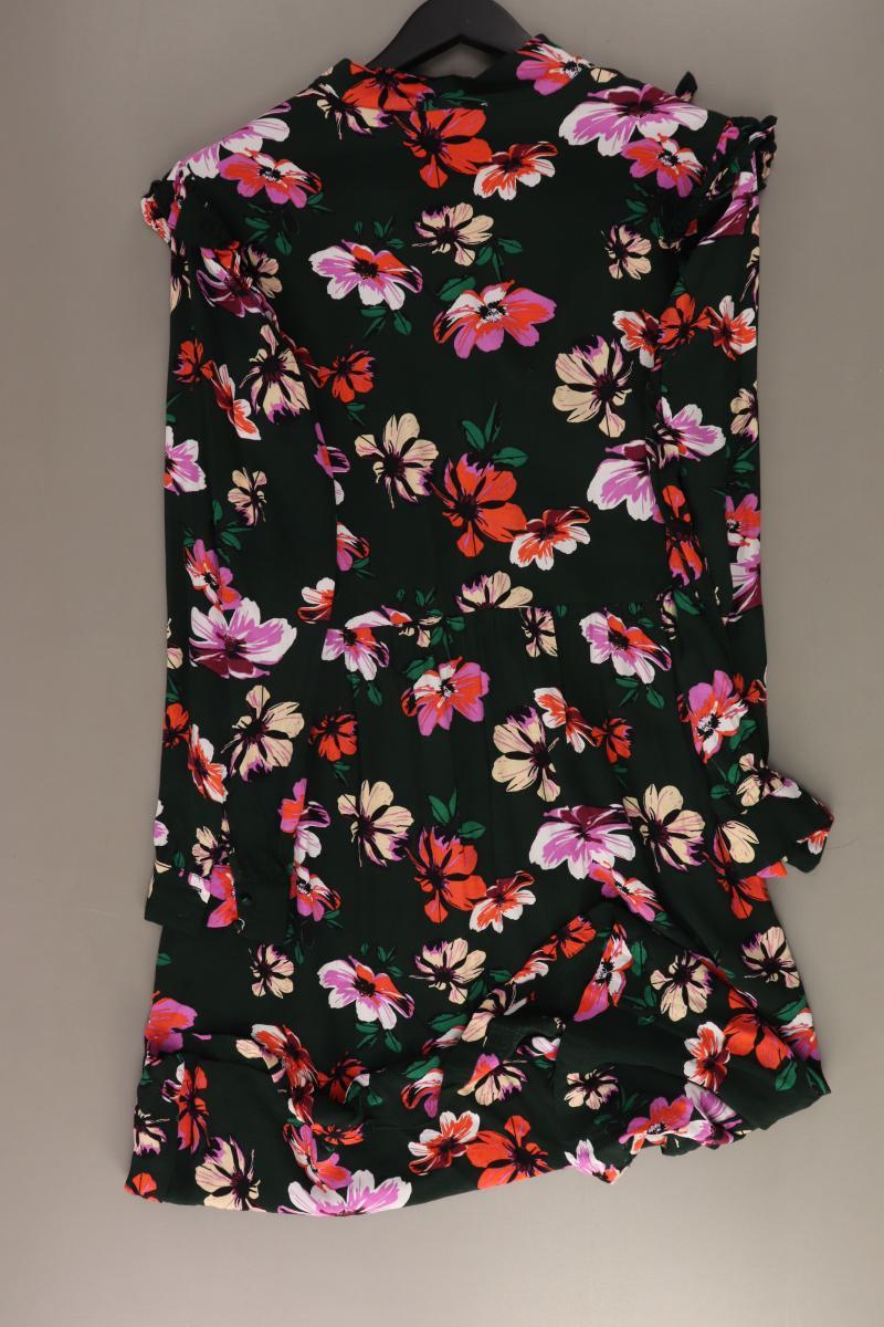 Modström Langarmkleid Gr. L mit Blumenmuster neuwertig mehrfarbig aus Viskose