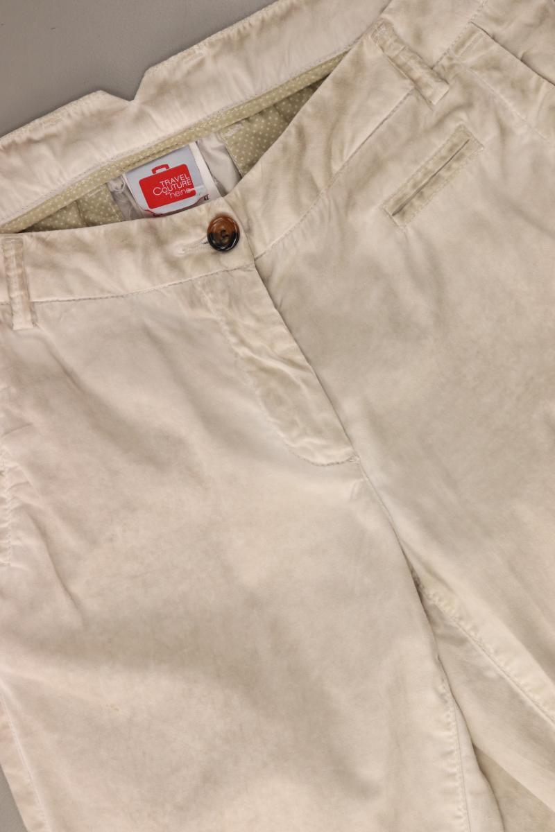 Heine Hose Gr. 36 creme aus Baumwolle