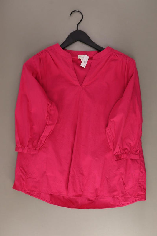 Milano Italy Oversize-Bluse Gr. 36 3/4 Ärmel pink aus Baumwolle