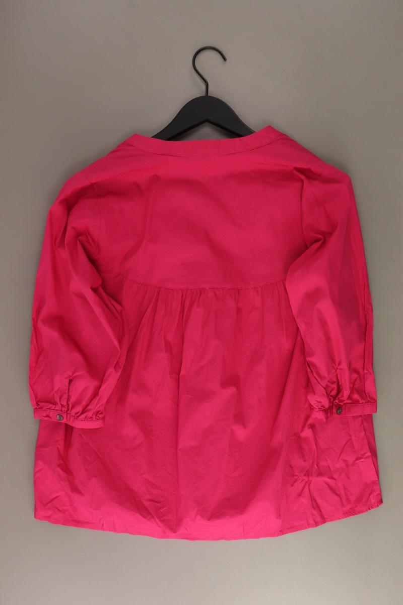 Milano Italy Oversize-Bluse Gr. 36 3/4 Ärmel pink aus Baumwolle
