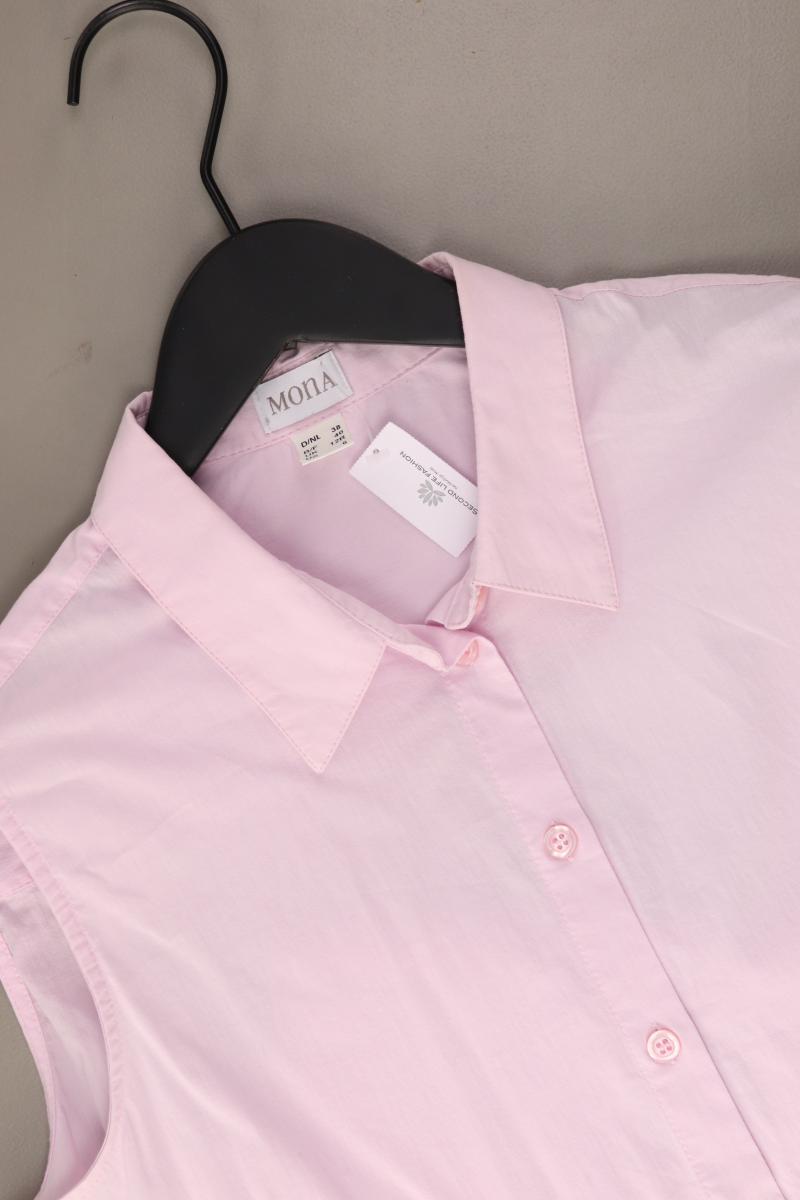 Mona Ärmellose Bluse Gr. 38 rosa aus Baumwolle