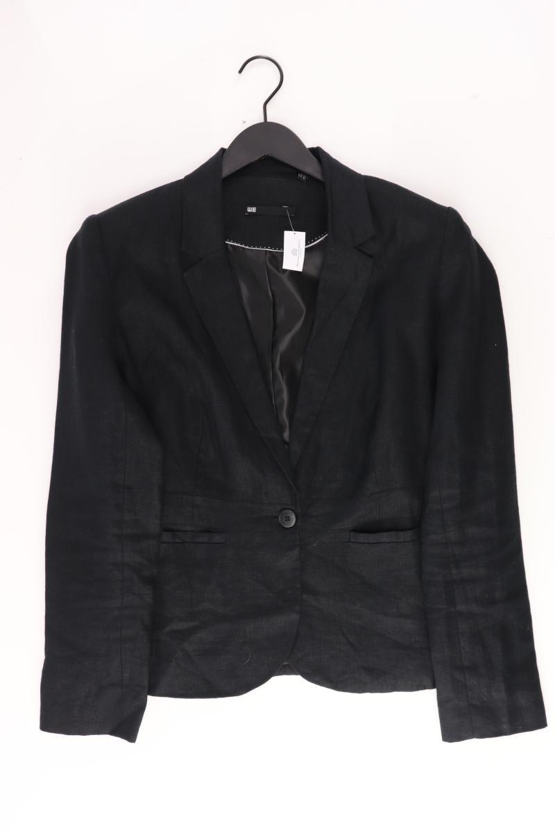 WE Fashion Leinenblazer Gr. 44 schwarz