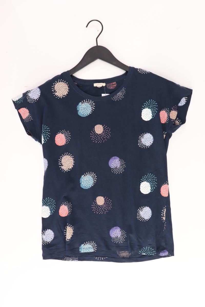 Esprit Printshirt Gr. S Kurzarm blau