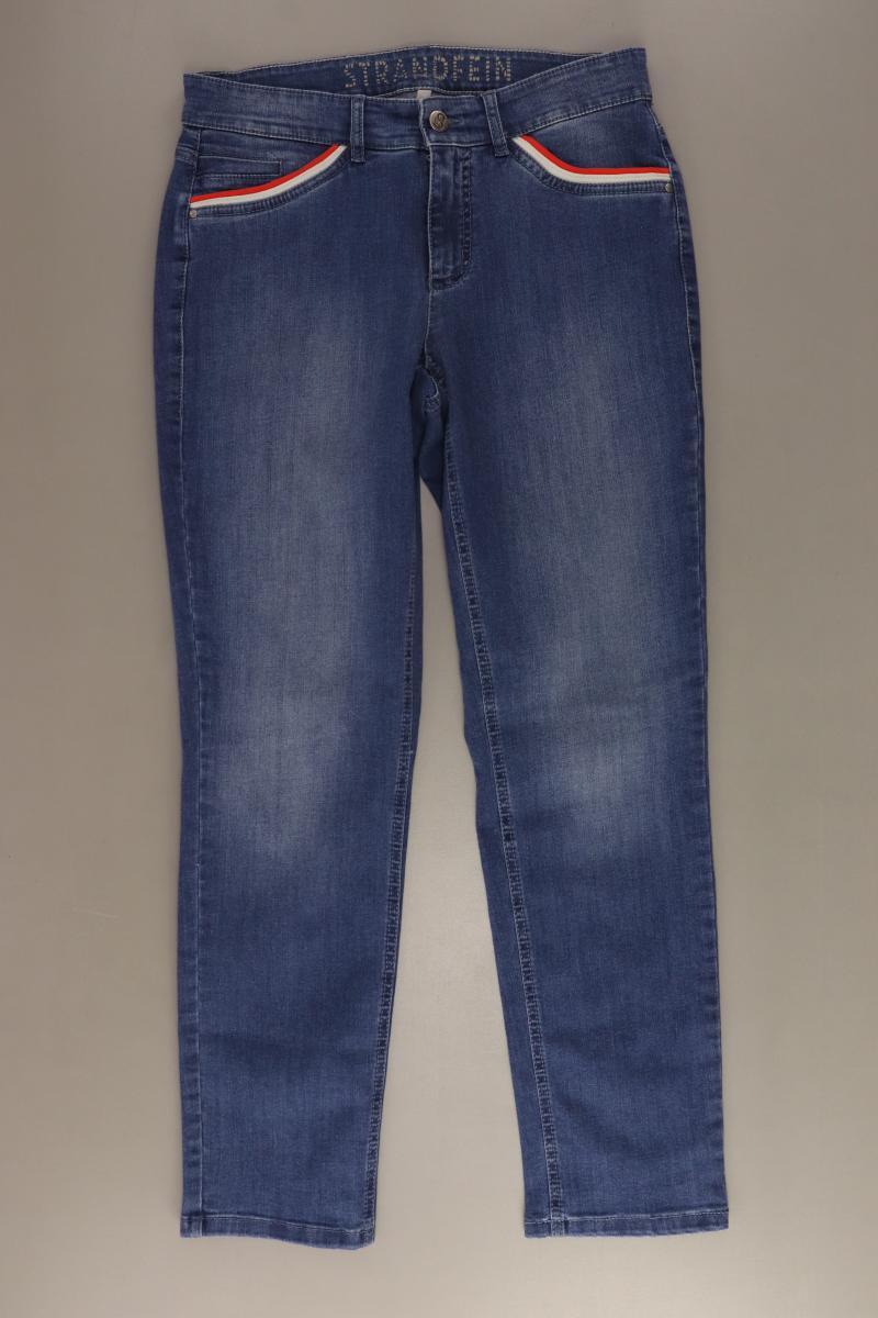 STRANDFEIN Skinny Jeans Gr. Kurzgröße 19 neuwertig blau aus Baumwolle