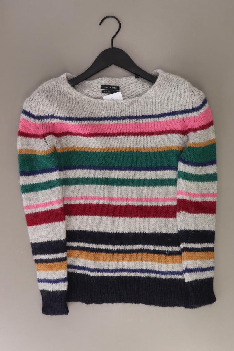 Marc O'Polo Grobstrickpullover Gr. XS gestreift mehrfarbig aus ALPACA