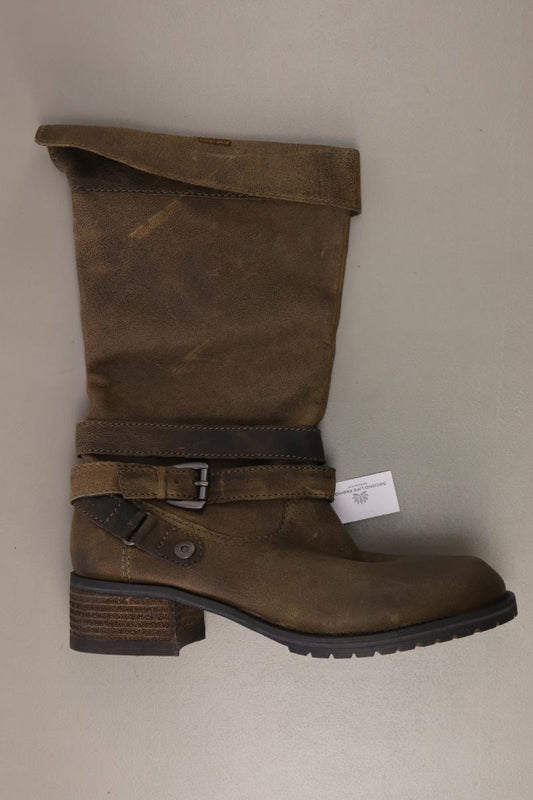 hush puppies Absatzstiefel Gr. 38 neuwertig braun aus Leder