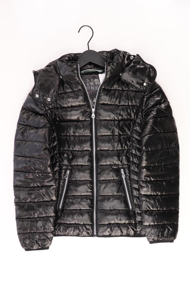 Street One Steppjacke Gr. 38 neuwertig schwarz aus Polyester
