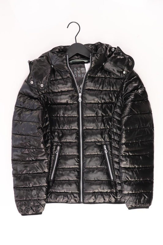 Street One Steppjacke Gr. 38 neuwertig schwarz aus Polyester