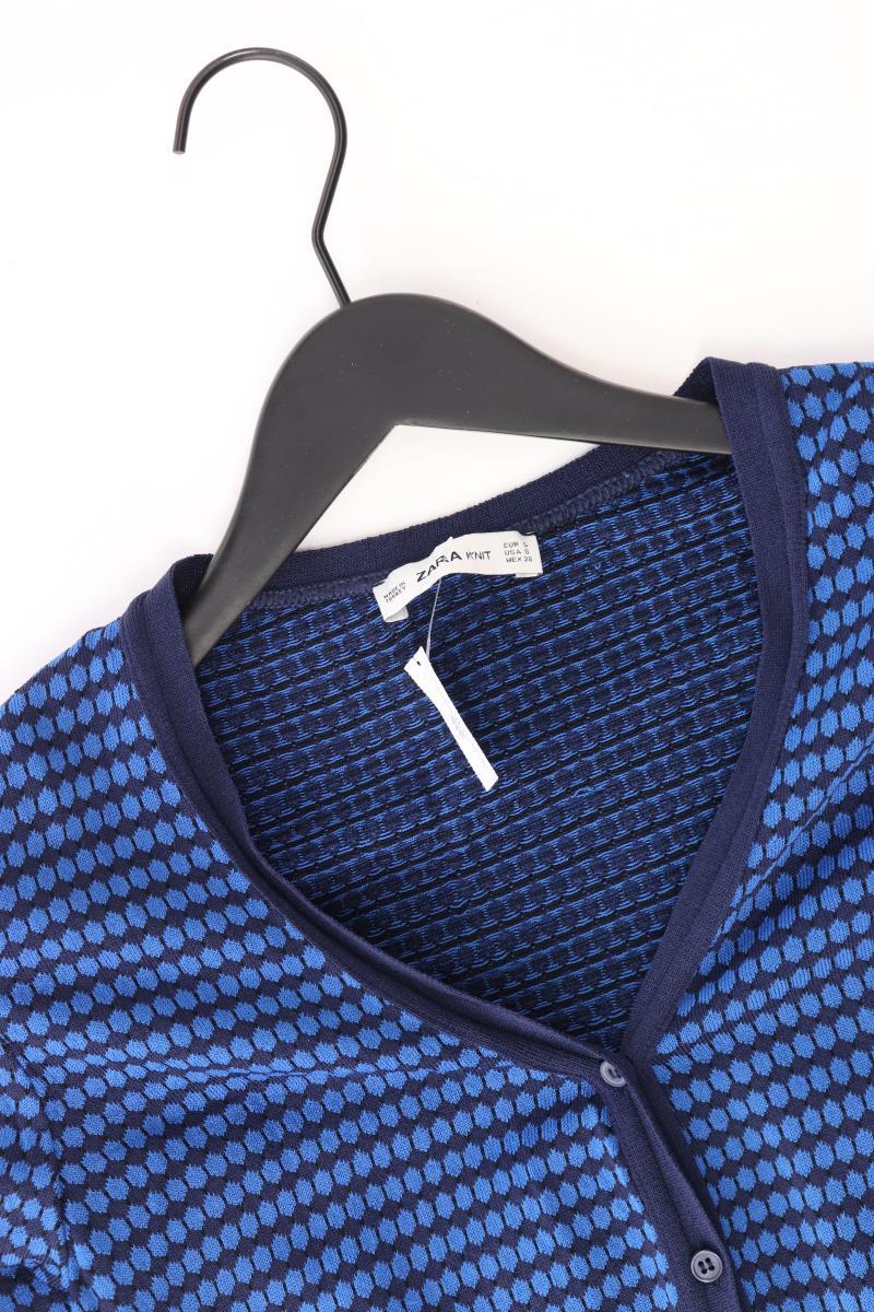 Zara Strickjacke für Herren Gr. S Langarm blau