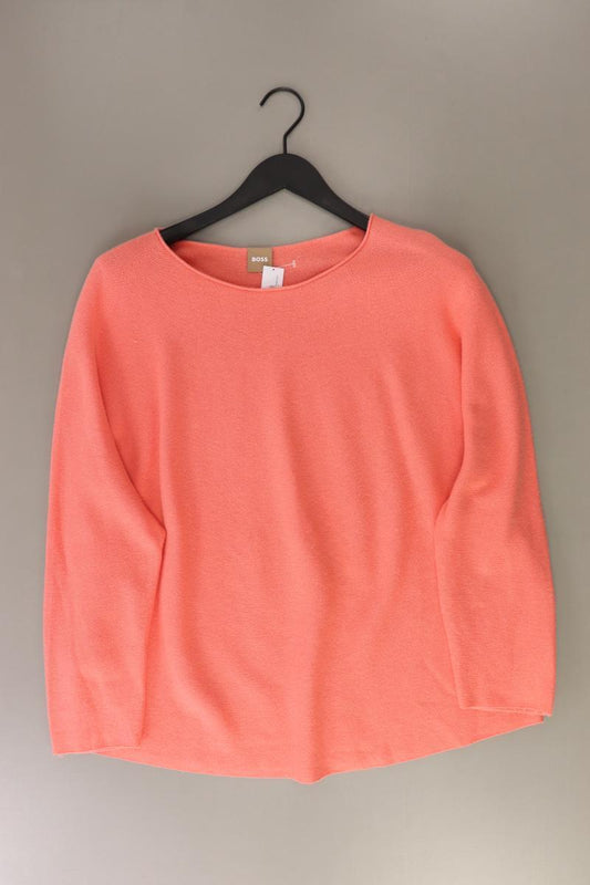 BOSS by Hugo Boss Feinstrickpullover Gr. L orange aus Baumwolle