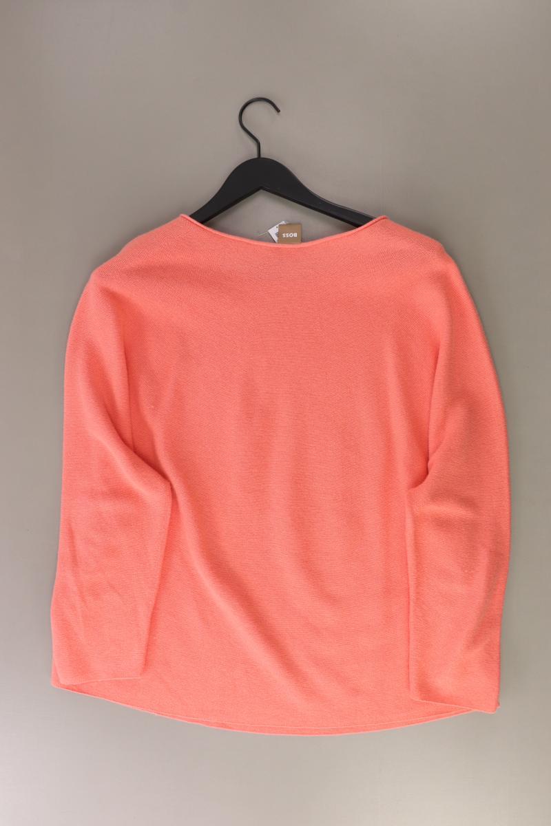 BOSS by Hugo Boss Feinstrickpullover Gr. L orange aus Baumwolle