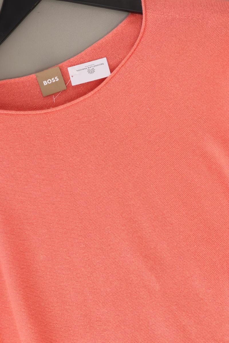 BOSS by Hugo Boss Feinstrickpullover Gr. L orange aus Baumwolle