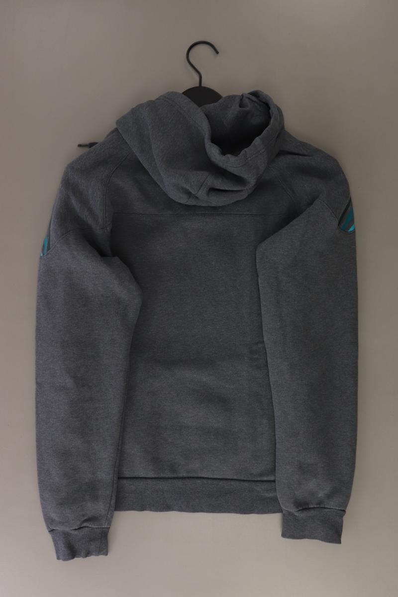 Adidas Hoodie für Herren Gr. S grau aus Baumwolle