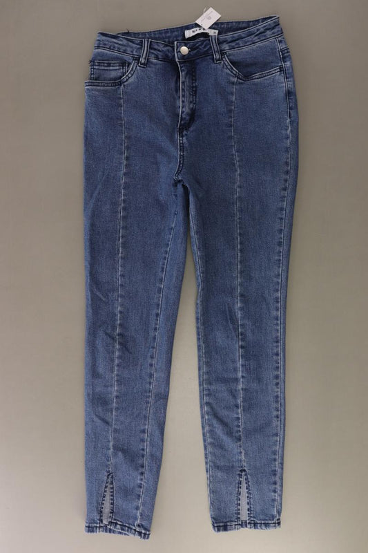 NA-KD Regular Jeans Gr. 38 blau aus Baumwolle