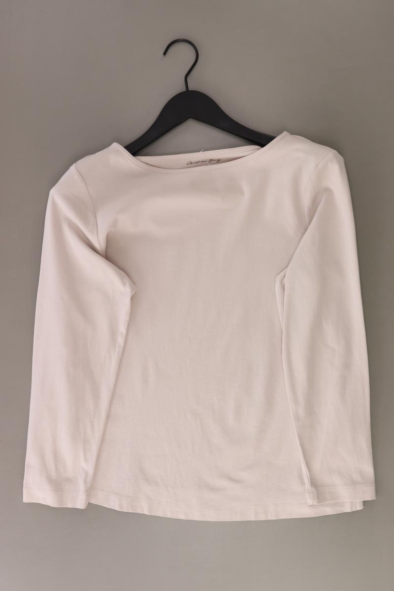 Christian Berg Longsleeve-Shirt Gr. 44 Langarm rosa aus Baumwolle