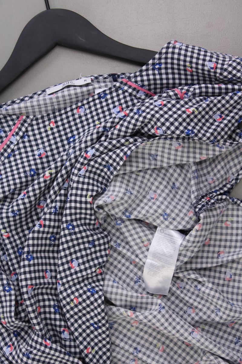 edc by Esprit Karobluse Gr. M kariert 3/4 Ärmel blau aus Viskose