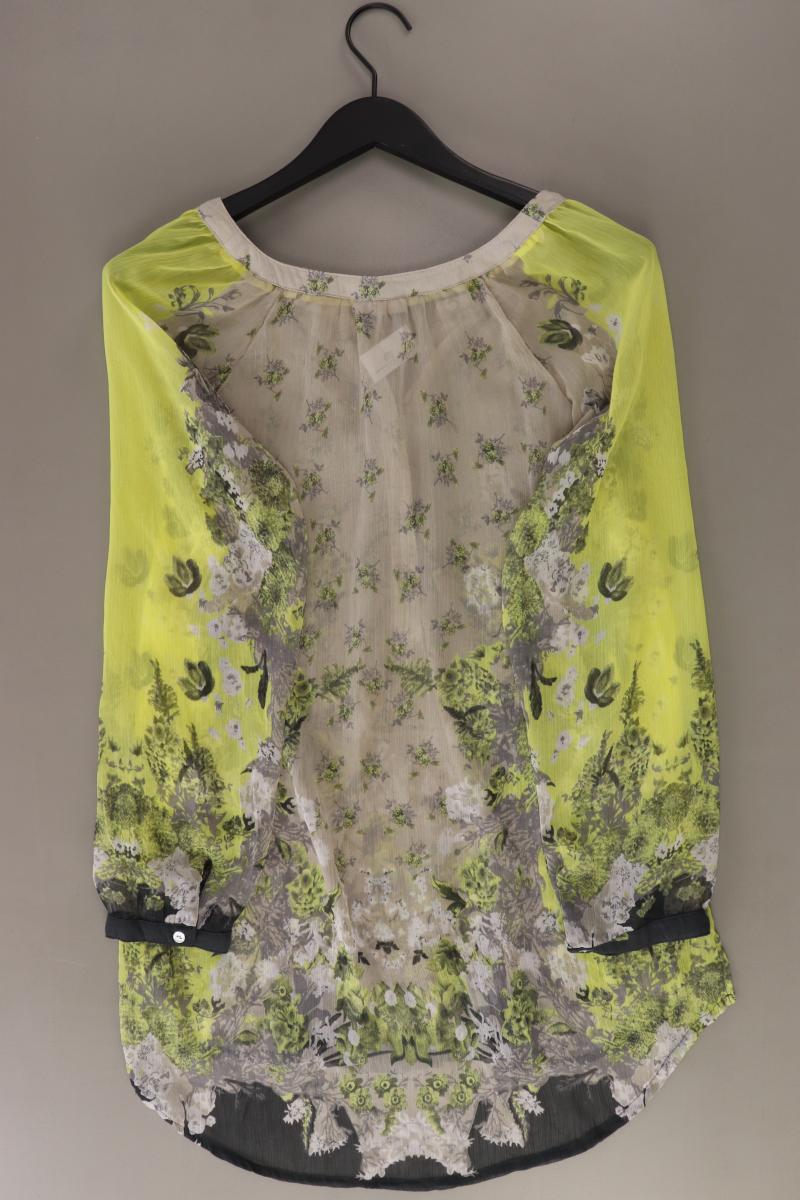Street One Langarmbluse Gr. 38 mit Blumenmuster gelb aus Polyester