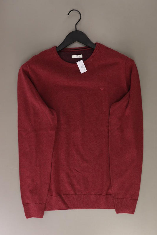 Tom Tailor Feinstrickpullover für Herren Gr. M rot