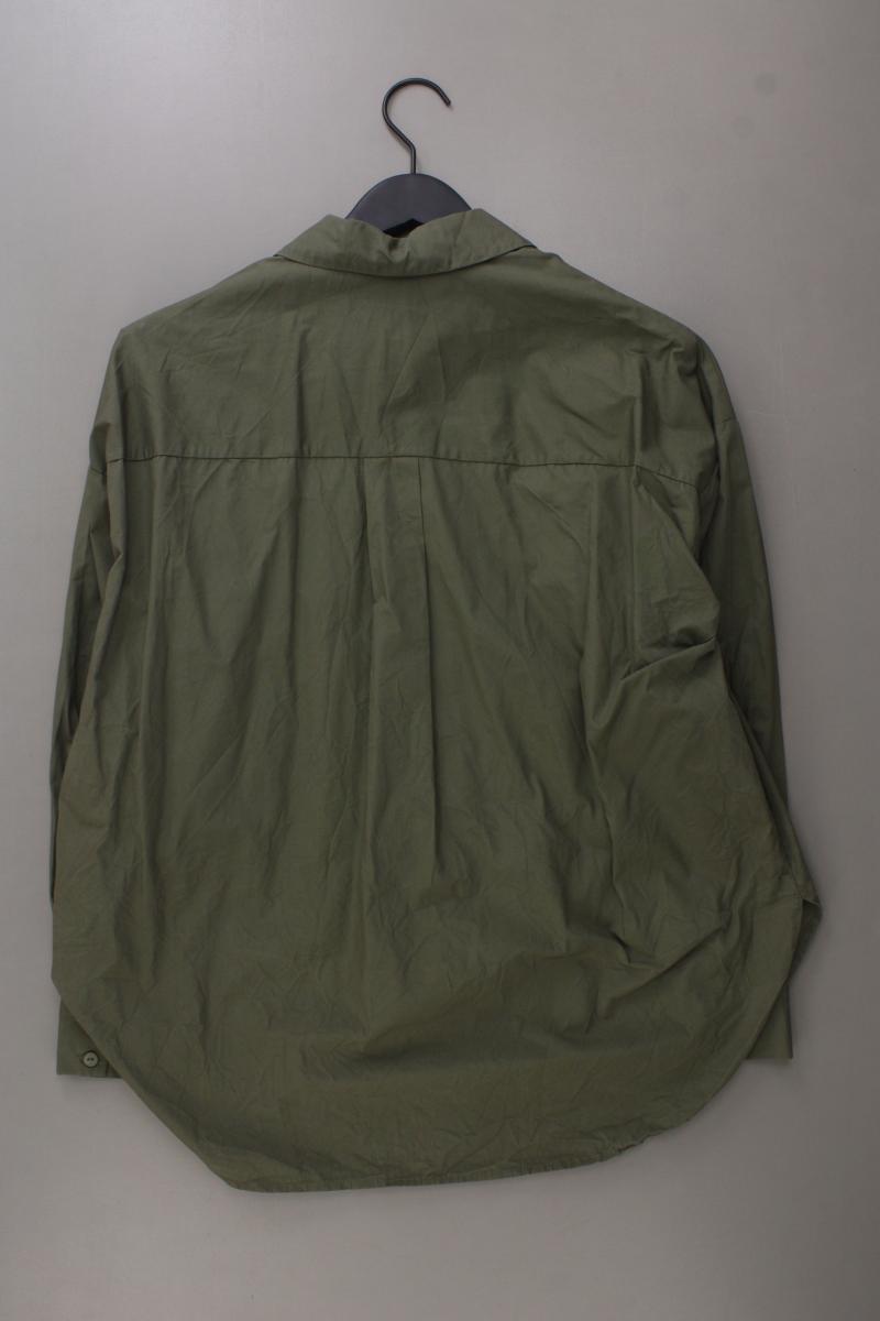 Selected Femme Langarmbluse Gr. 40 olivgrün aus Baumwolle