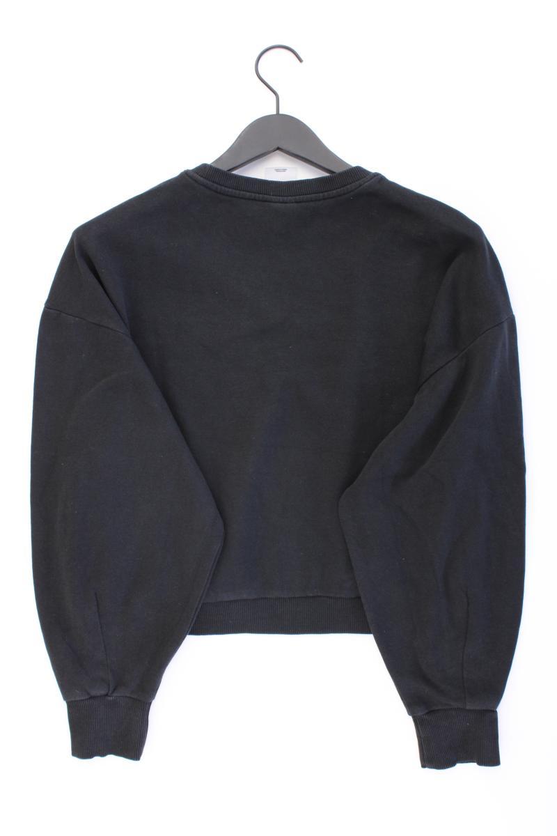 Reebok Langarmpullover Gr. XS schwarz aus Baumwolle