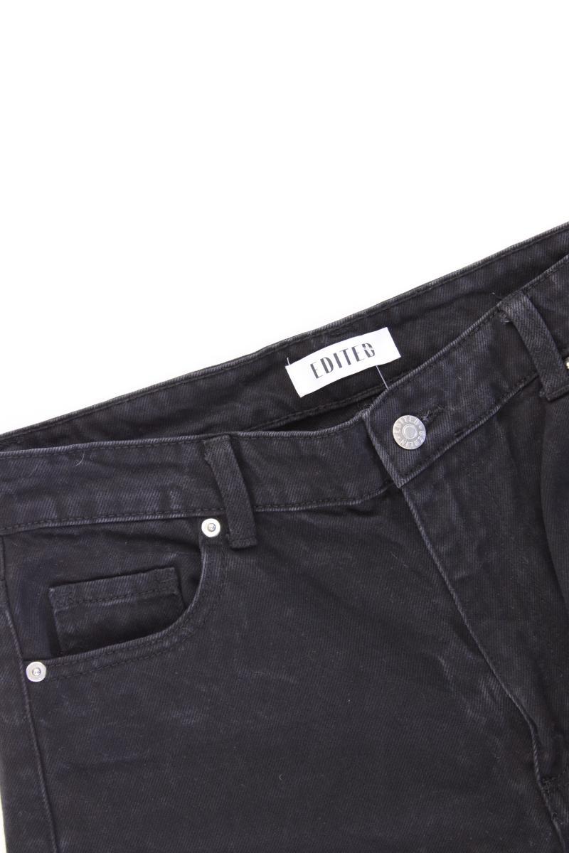 EDITED Straight Jeans Gr. 40 schwarz aus Baumwolle