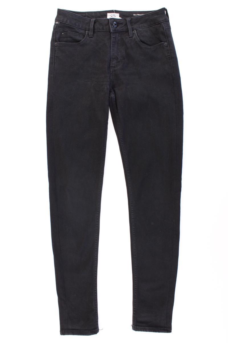QS by s.Oliver Skinny Jeans Gr. 34/L30 schwarz aus Viskose
