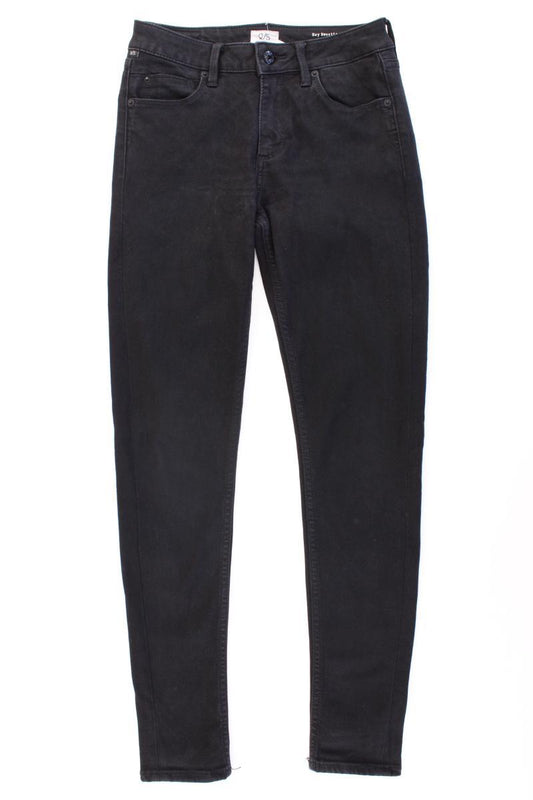 QS by s.Oliver Skinny Jeans Gr. 34/L30 schwarz aus Viskose