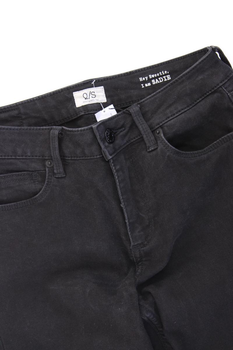 QS by s.Oliver Skinny Jeans Gr. 34/L30 schwarz aus Viskose