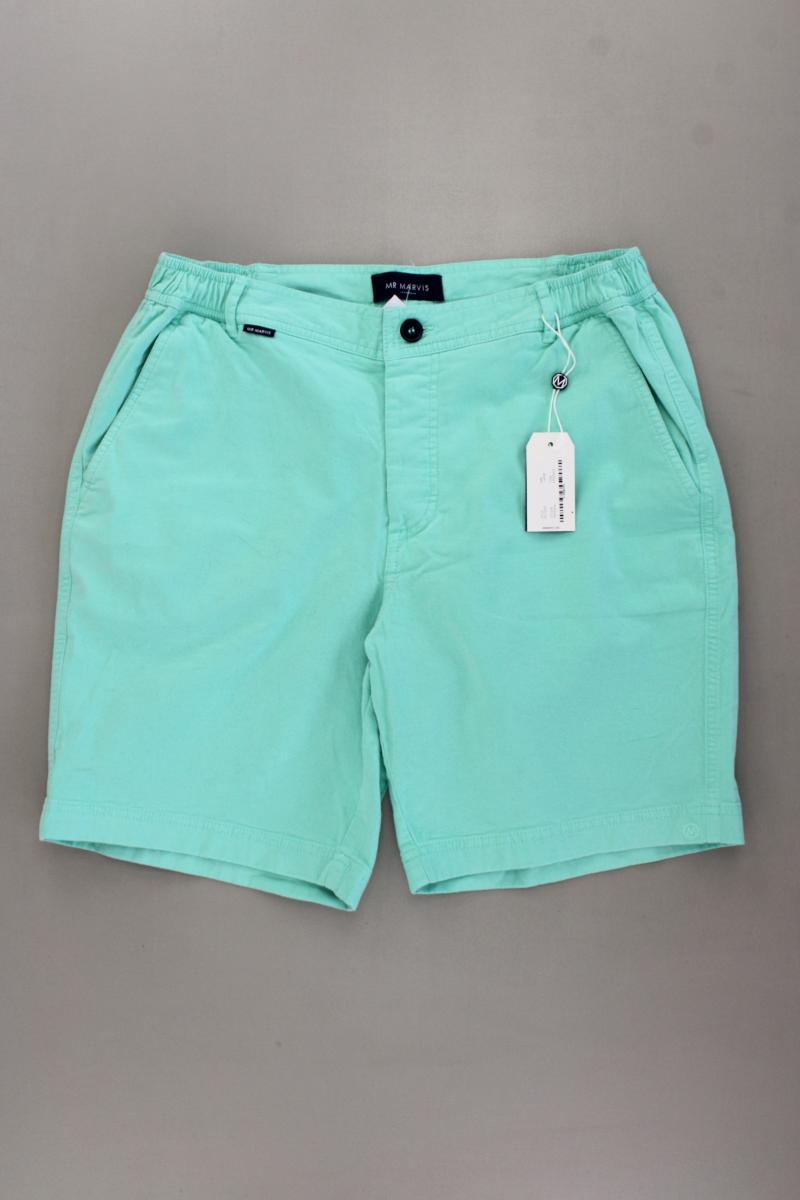 Mr Marvis Shorts für Herren Gr. L neu mit Etikett türkis aus Baumwolle