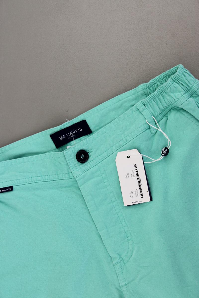 Mr Marvis Shorts für Herren Gr. L neu mit Etikett türkis aus Baumwolle