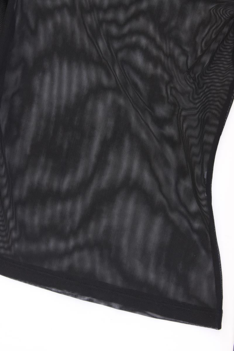 Even & Odd Mesh Shirt Gr. XS Langarm schwarz