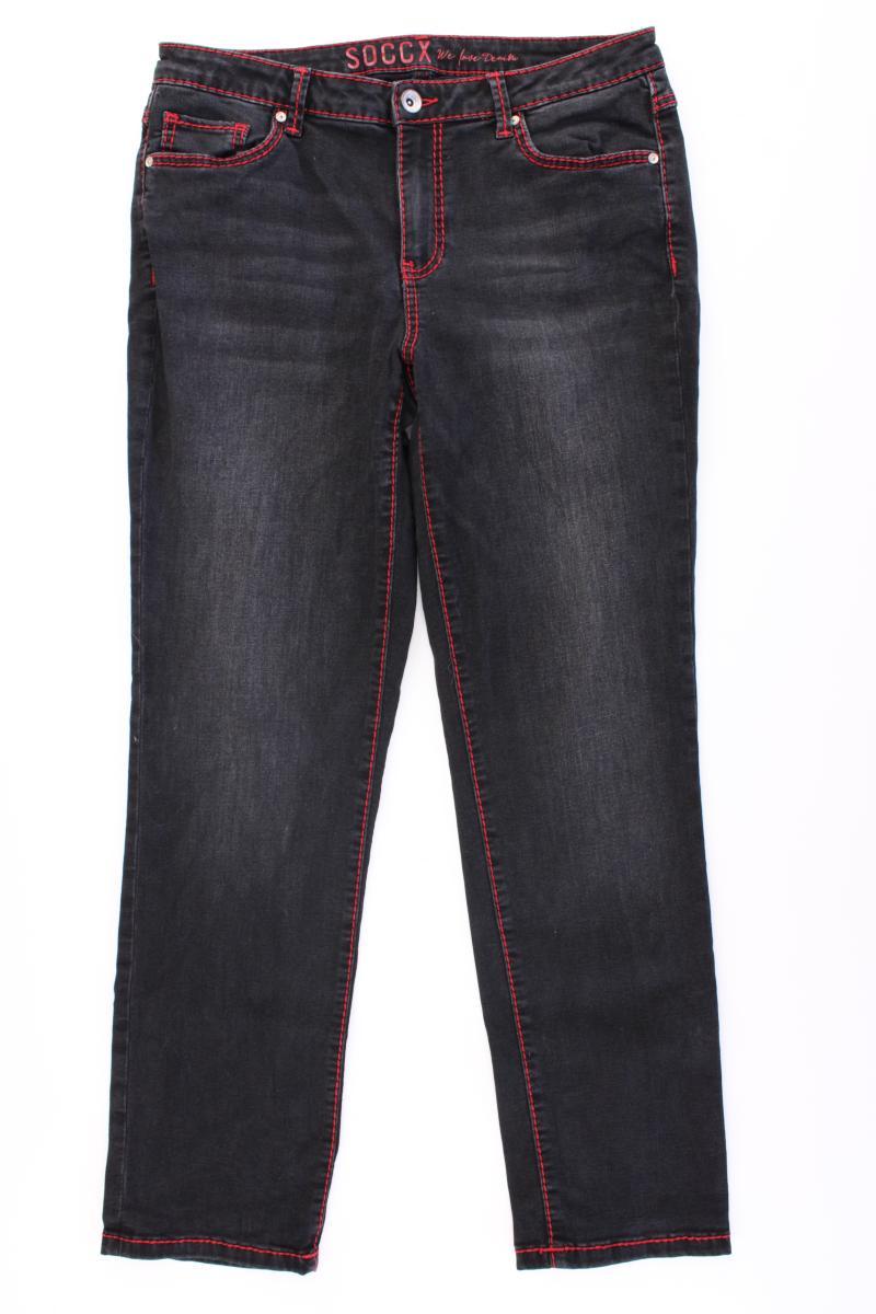 Soccx Straight Jeans Gr. W31/L30 grau aus Baumwolle