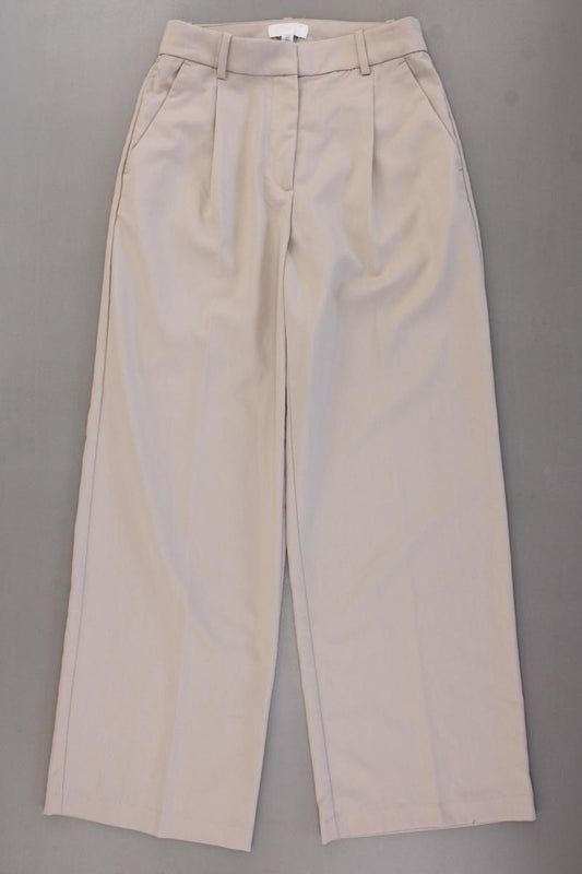 H&M Stoffhose Gr. 36 creme aus Polyester