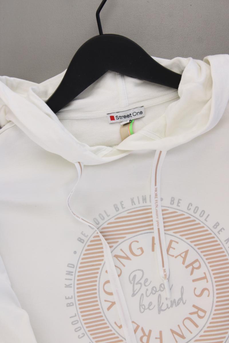 Street One Hoodie Gr. 34 neuwertig creme aus Modal
