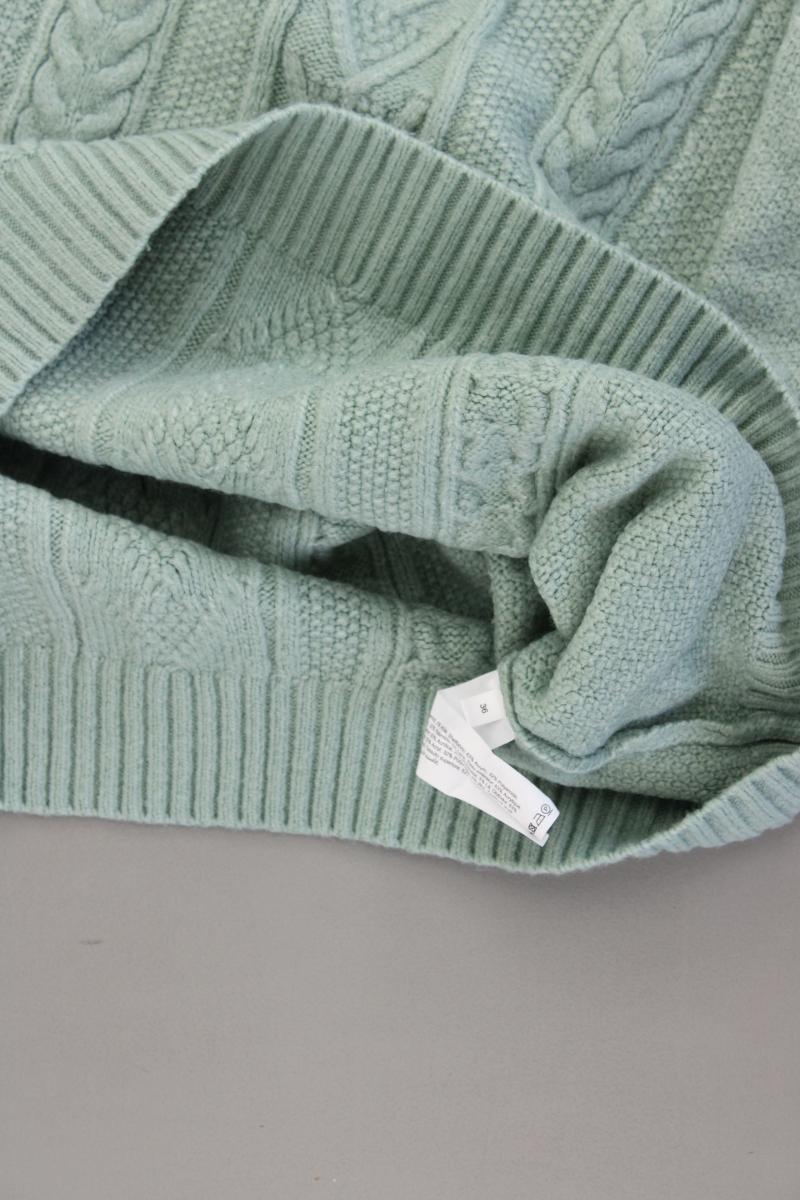 About You Strickkleid Gr. 36 Langarm grün aus Polyacryl