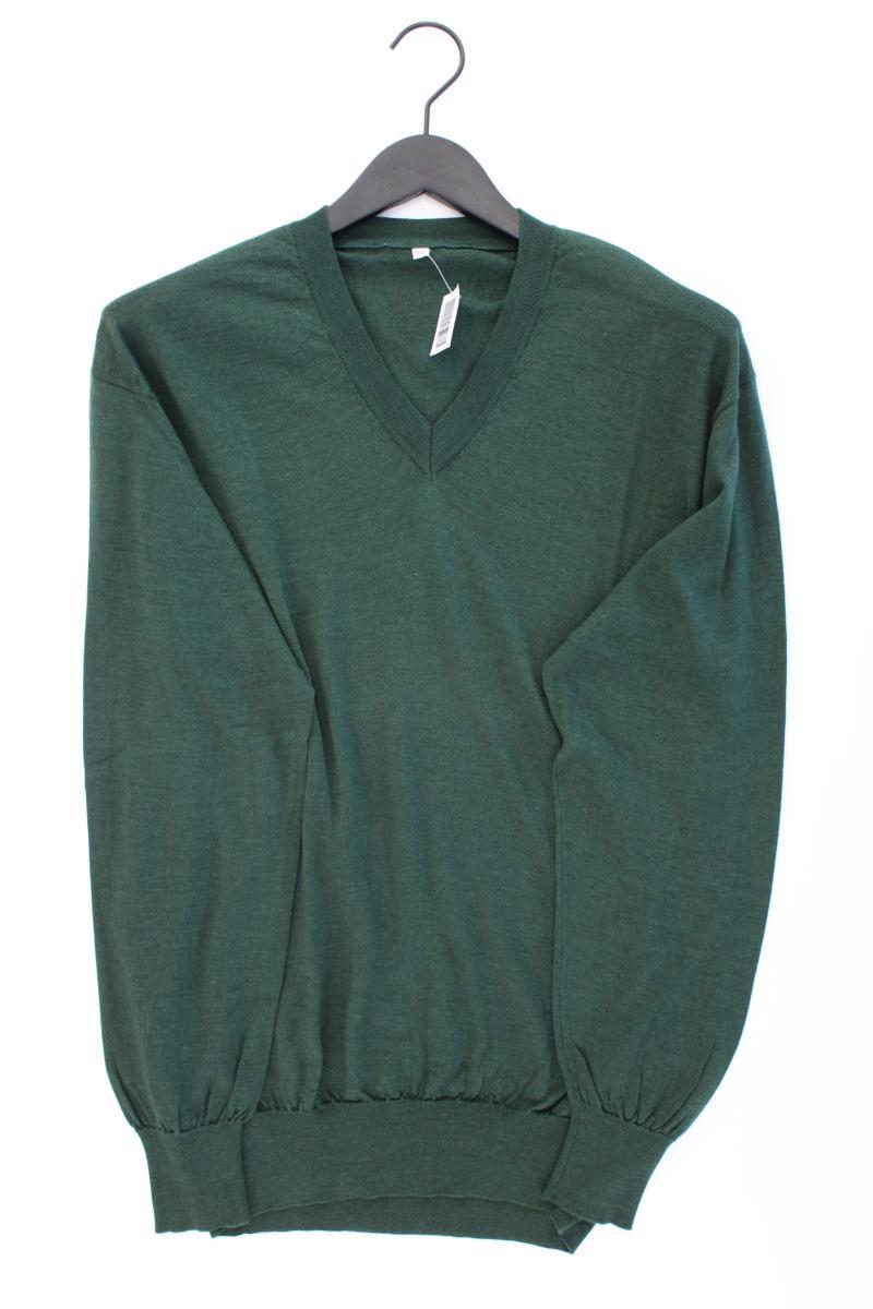 Pullover mit Seide und Kaschmir für Herren Gr. 52 grün