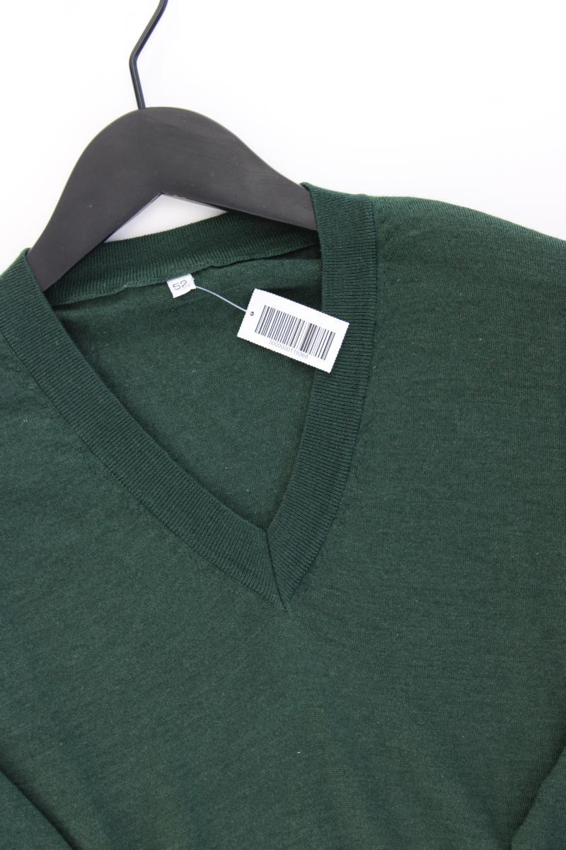 Pullover mit Seide und Kaschmir für Herren Gr. 52 grün