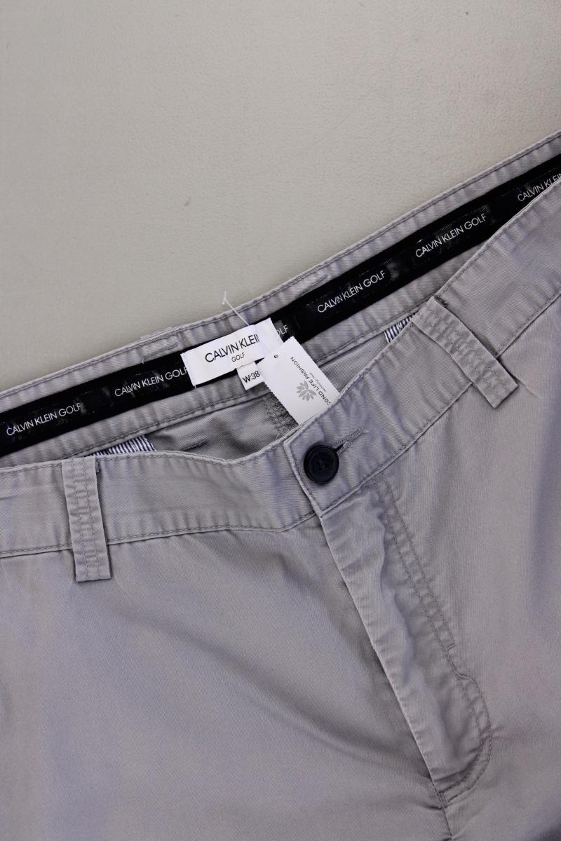 Calvin Klein Golf Shorts für Herren Gr. W38 grau aus Baumwolle