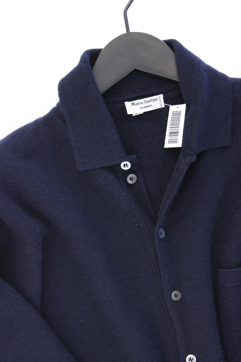 Maria Sartini Cardigan aus Kaschmir für Herren Gr. 54 Langarm blau