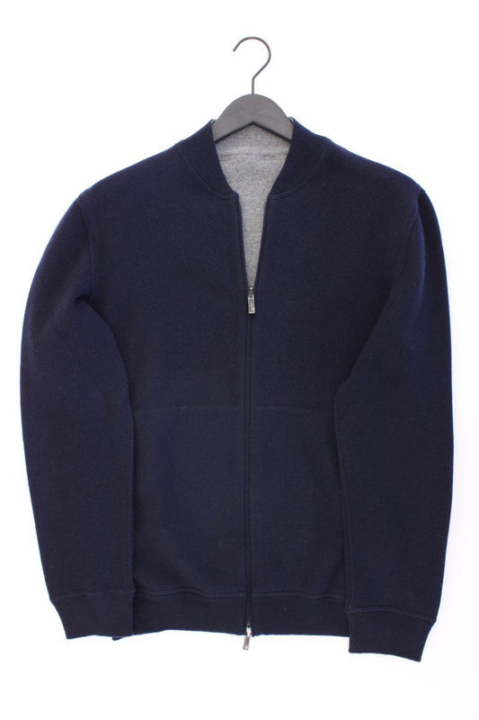 Ermenegildo Zegna Wendecardigan blau grau aus Kaschmir für Herren Gr. 54 Langarm