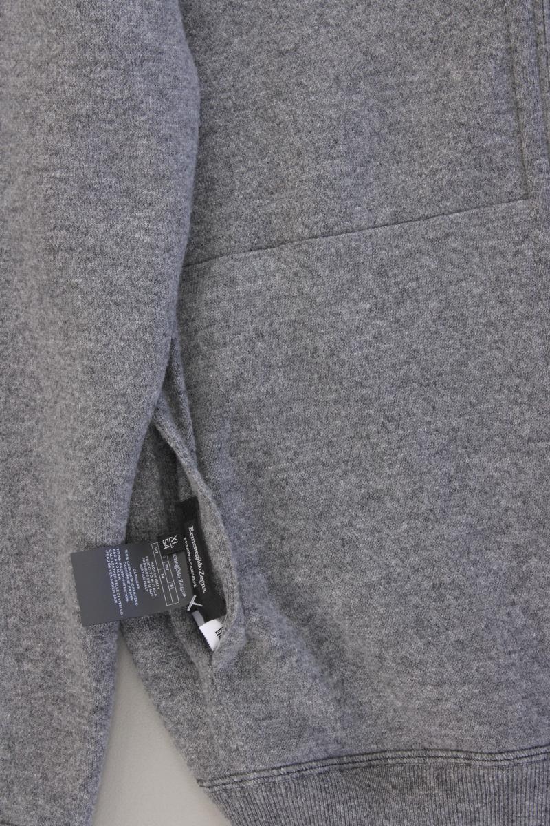 Ermenegildo Zegna Wendecardigan blau grau aus Kaschmir für Herren Gr. 54 Langarm