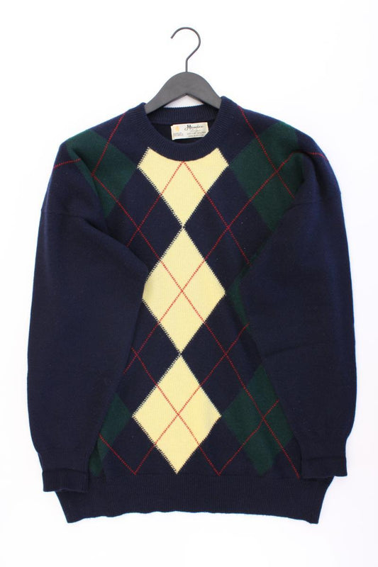 Hawico Scotland Vintage Kaschmirpullover für Herren Gr. UK 44 (XL) blau