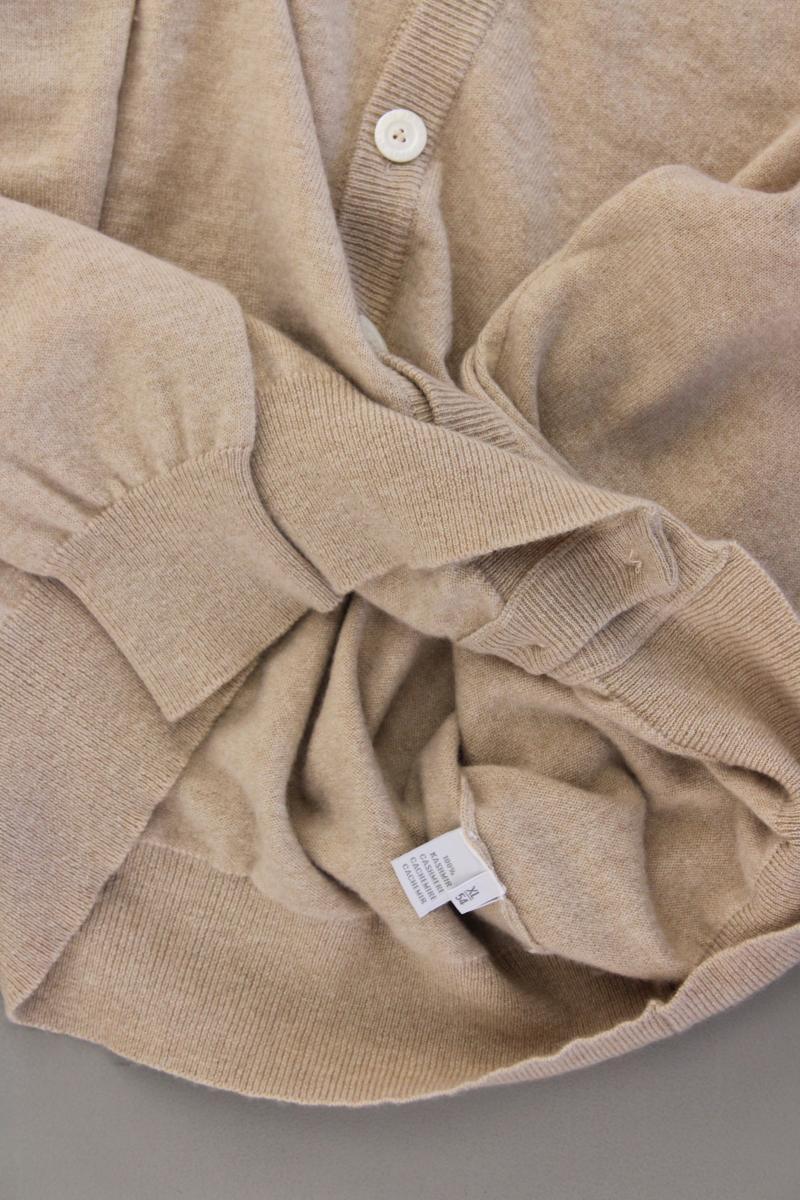 van Laack Strickjacke für Herren Gr. 54 neuwertig Langarm creme aus Kaschmir