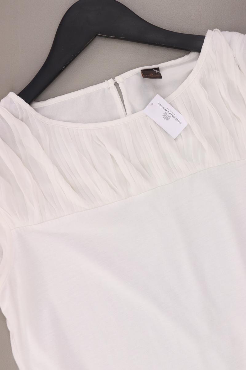 Selection by s.Oliver T-Shirt Gr. 42 Kurzarm weiß aus Lyocell