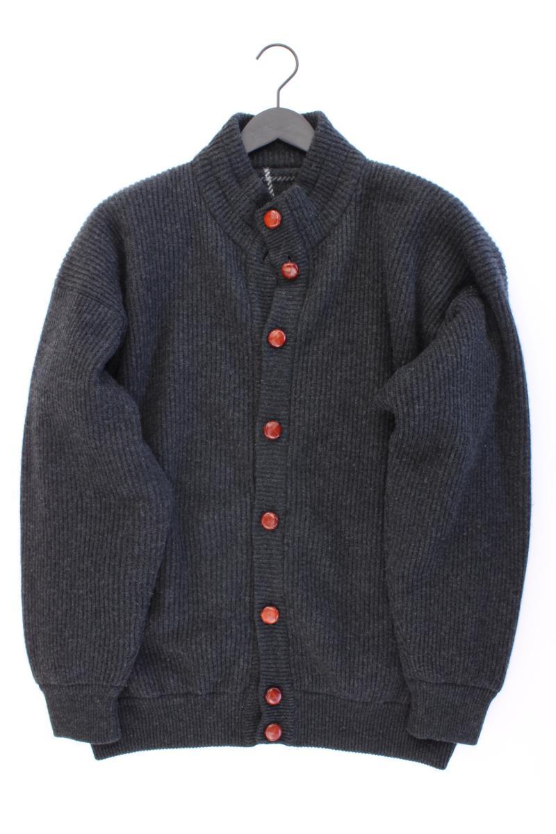 Maria Sartini Vintage Wendecardigan aus Kaschmir für Herren Gr. 52 Langarm grau