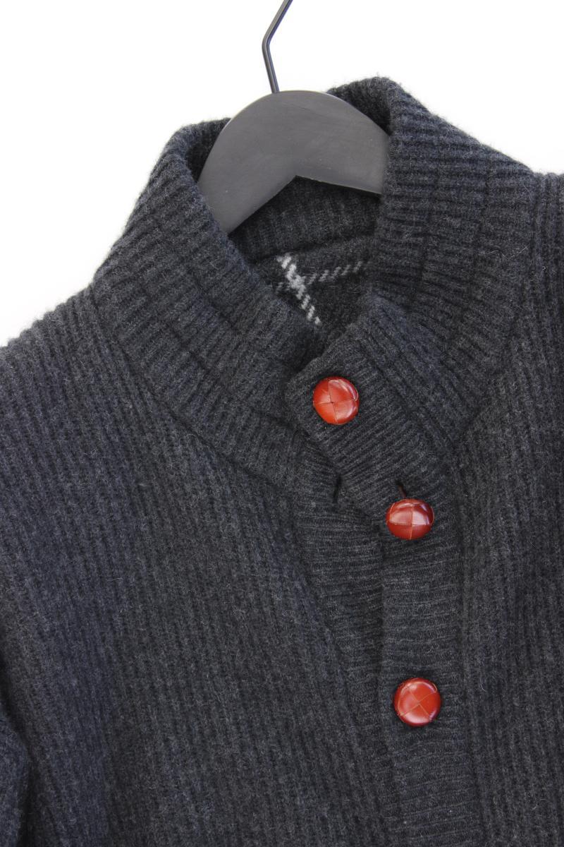 Maria Sartini Vintage Wendecardigan aus Kaschmir für Herren Gr. 52 Langarm grau