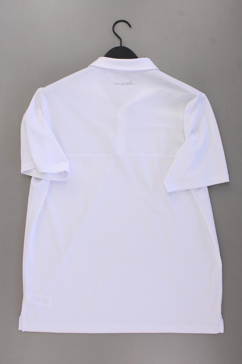 travisMathew Golfshirt für Herren Gr. XL neuwertig Kurzarm weiß aus Polyester