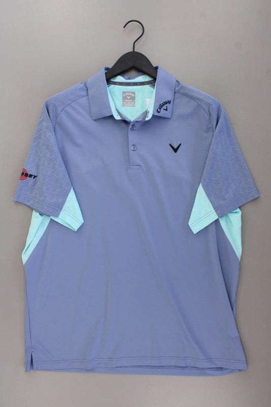 Callaway Golf Poloshirt für Herren Gr. XL Kurzarm blau
