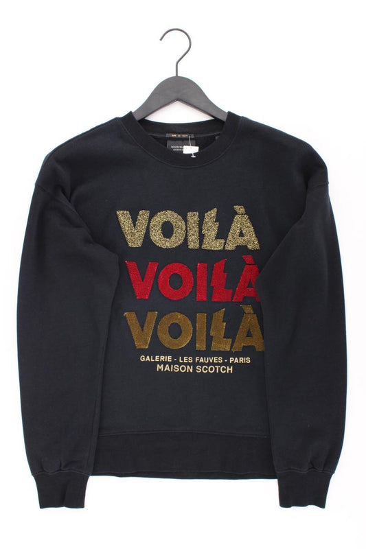 Scotch & Soda Langarmpullover Gr. L schwarz aus Baumwolle