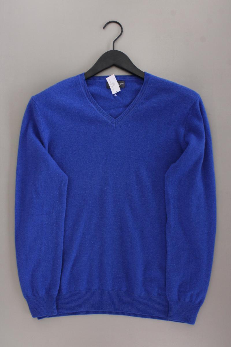 Franco Callegari Cashmerepullover für Herren Gr. XXL blau aus Kaschmir